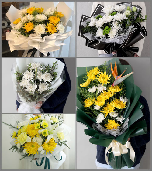 安徽芜湖市南陵县工山镇桃园村白事花束代送